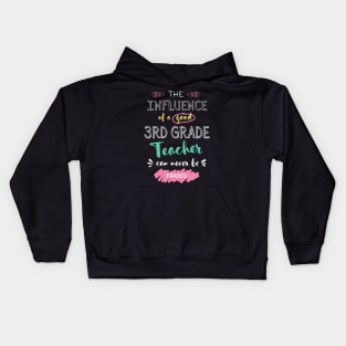 3rd Grade Teacher Appreciation Gifts - The influence can never be erased Kids Hoodie